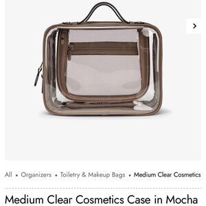Medium Clear Cosmetics Case